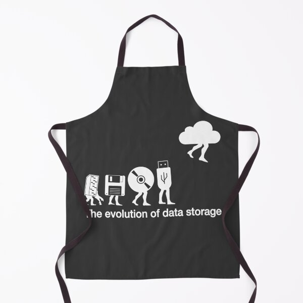 Item preview, Funny evolution of data storage for nerd coder, geek and analyst designed and sold by cinemadnesshirt.