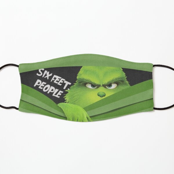 Social Distance Grinch Facemask Kids Mask