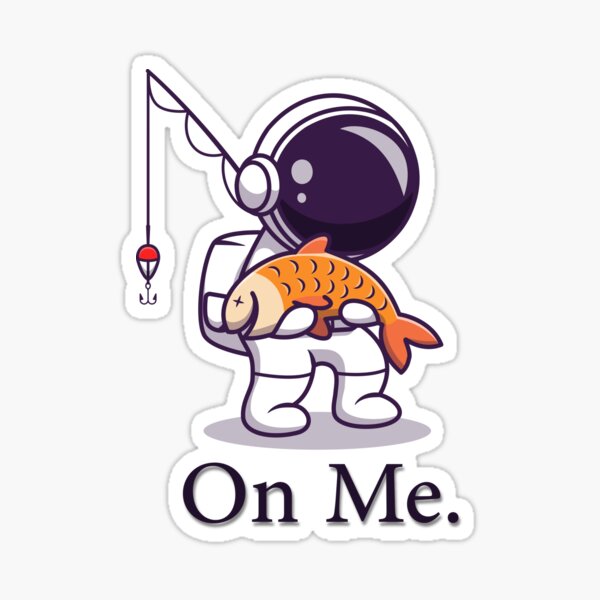 Tiko Fishy on Me Sticker