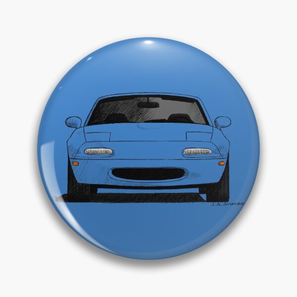 Item preview, My drawing of classic Japanese roadster car NA designed and sold by designjaag.