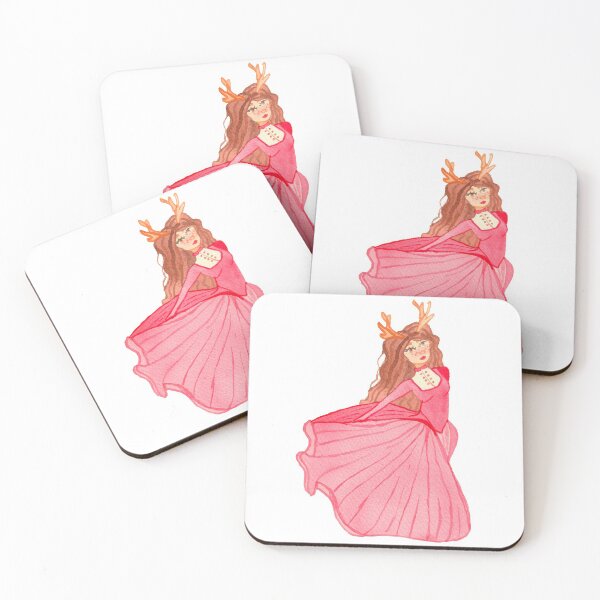 Item preview, deer girl, white designed and sold by Sonderblume.