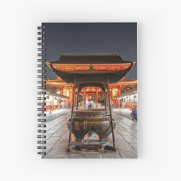 Templo Sensoji de Asakusa, Tokio Cuaderno de espiral