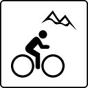 Mountain Biking Icon Poster By Pdgraphics Redbubble
