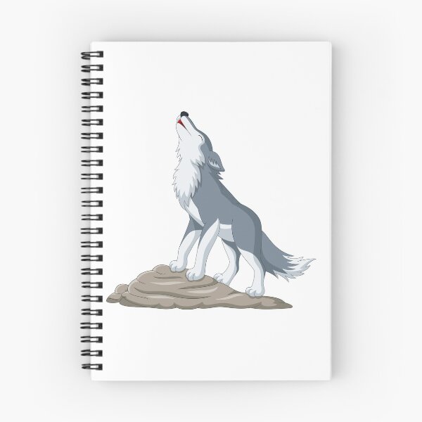 Item preview, Cartoon Wolf On the Rock designed and sold by JTS STORE.