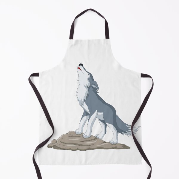 Item preview, Cartoon Wolf On the Rock designed and sold by JTS STORE.