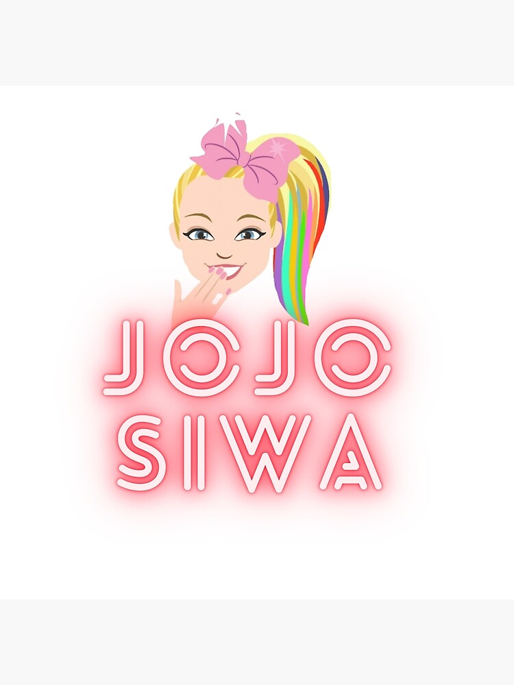"JoJo Siwa stickers, shirt, JoJo Siwa shirt, JoJo Siwa party" Poster by