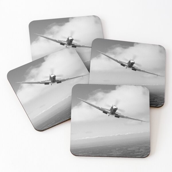 Item preview, Spitfire poster head-on B&W version designed and sold by Flight Artworks.