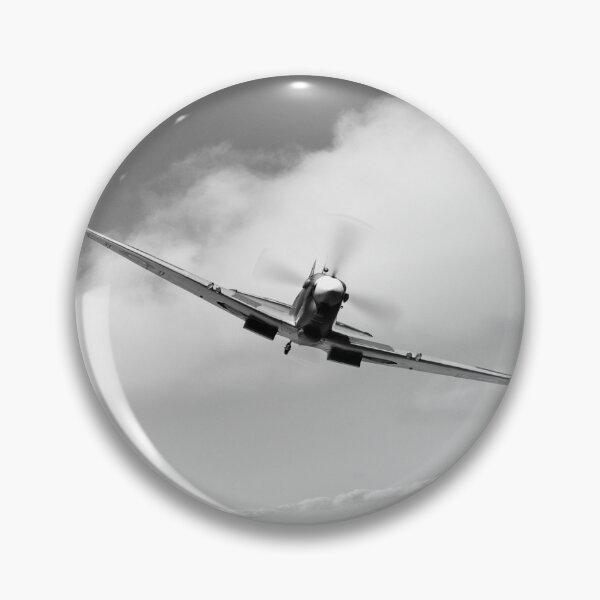 Artikelvorschau, Spitfire-Poster mit S / W-Version entworfen und verkauft von Flight Artworks.