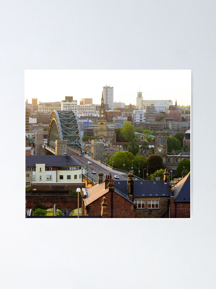 "Newcastle Upon Tyne At Golden Hour" Poster by tenryan Redbubble