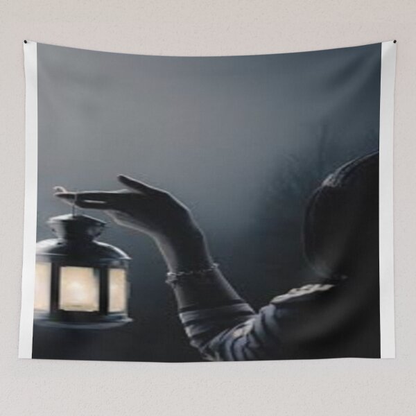 Item preview, Lamp In Your Hand In The Dark Night Design designed and sold by Sameer Shrivastava.