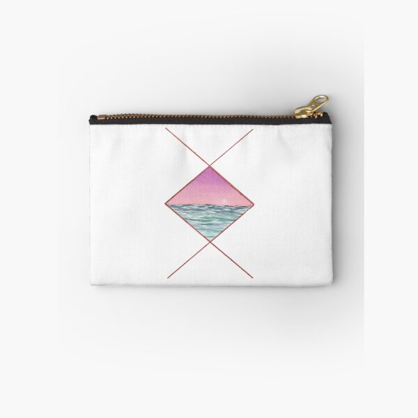 Item preview, Geometric Pink and Turquoise Seascape designed and sold by Sershni.