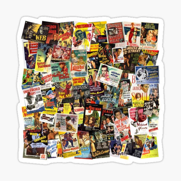 Item preview, Film Noir Poster Collage designed and sold by andrewalcock.