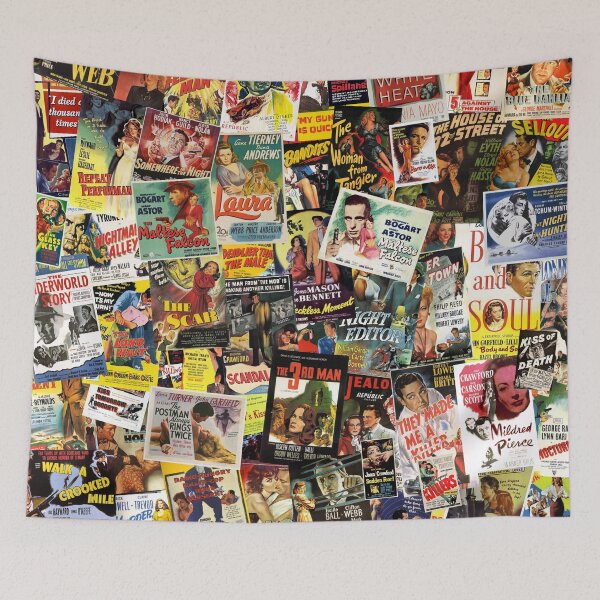 Aperçu de l'œuvre Collage d'affiches de films noirs créée et vendue par andrewalcock.