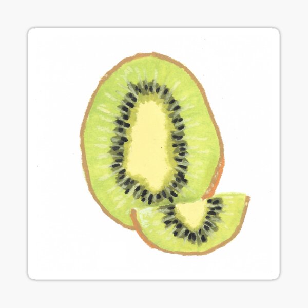 K is for kiwi Sticker