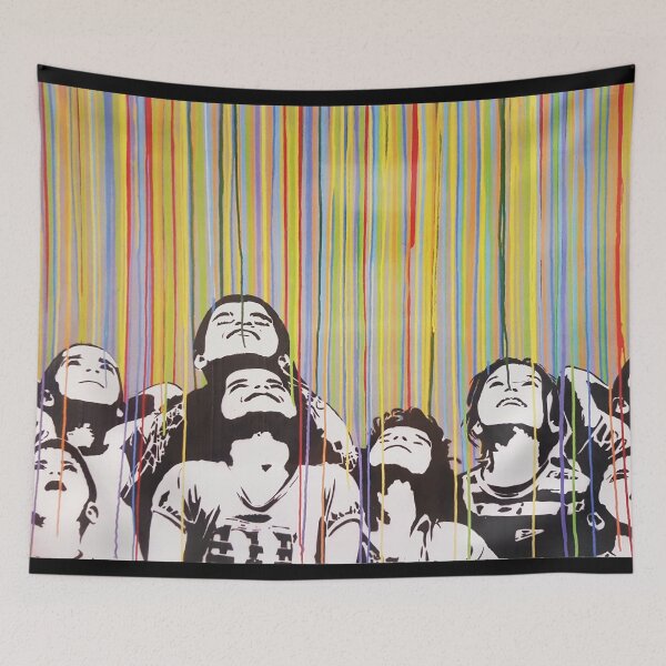 Item preview, Banksy Colorful Paint Rain designed and sold by WE-ARE-BANKSY.