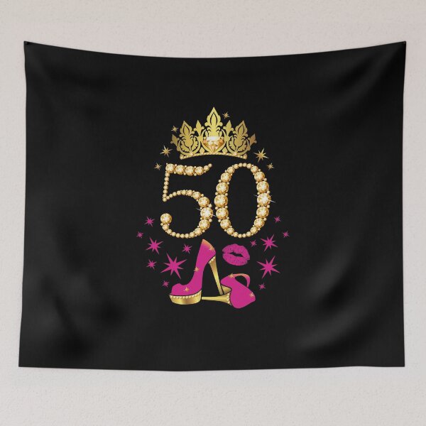 Item preview, 50th Birthday design. Birthday party woman’s  designed and sold by iclipart.