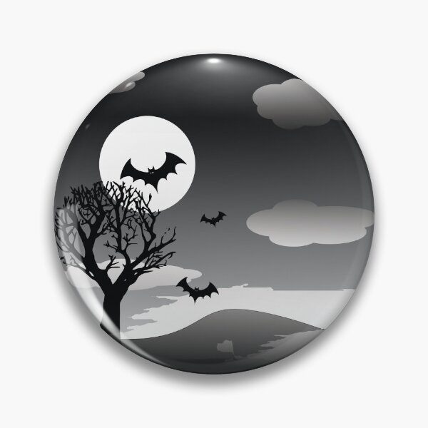 Item preview, Dark Halloween landscape vector image designed and sold by binti163.