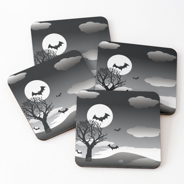 Item preview, Dark Halloween landscape vector image designed and sold by binti163.