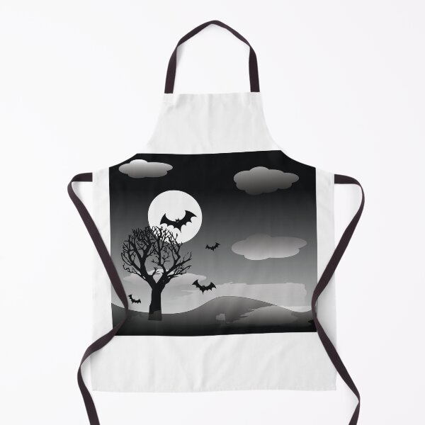 Item preview, Dark Halloween landscape vector image designed and sold by binti163.