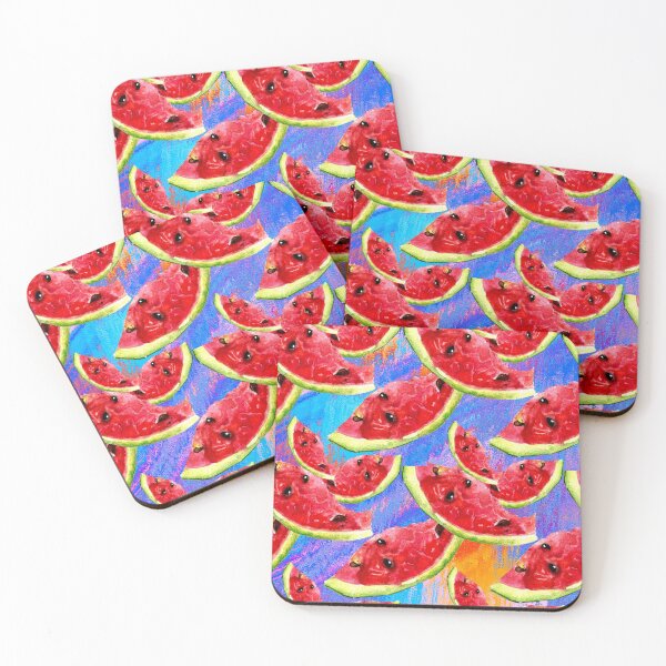 Item preview, Abstract watermelon slices designed and sold by whitedove457.