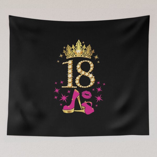 Item preview, 18th Birthday design. Birthday party woman’s  designed and sold by iclipart.