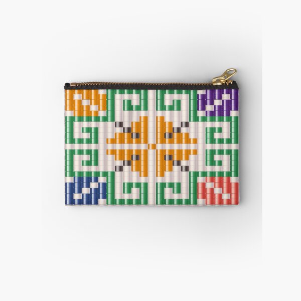 Item preview, Romanian beaded folk motif with colourful ancestral embroidery designed and sold by folkyouall.