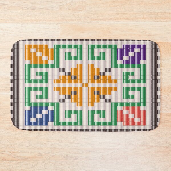 Item preview, Romanian beaded folk motif with colourful ancestral embroidery designed and sold by folkyouall.