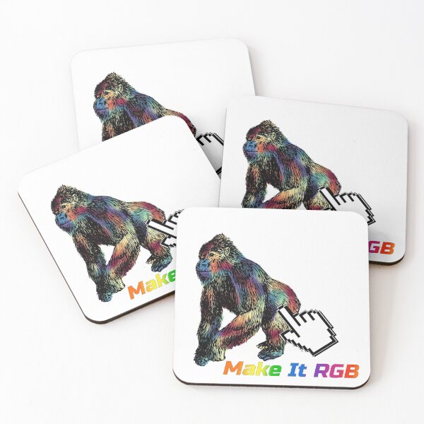 Item preview, Make it RGB (Gorila) designed and sold by P-aws.