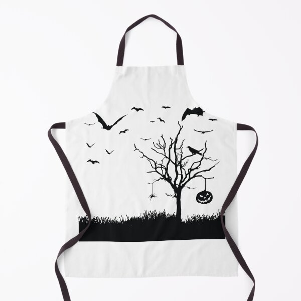 Item preview, Halloween scene silhouette image designed and sold by binti163.