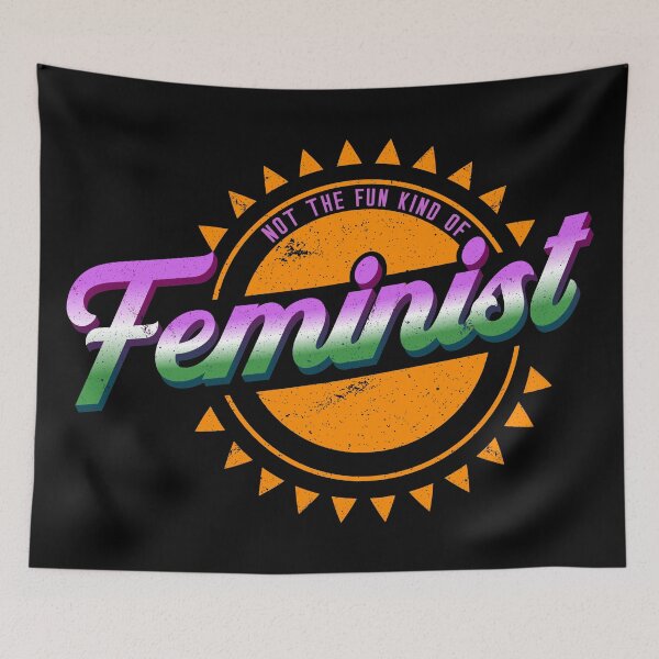 Item preview, "Not The Fun Kind Of Feminist" Retro Suffragette Sun designed and sold by XXRebellion.