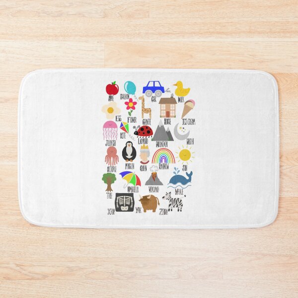 Item preview, Children’s alphabet - A-Z images graphics - learn the alphabet - children’s wall art designed and sold by Sinead Ashcroft.