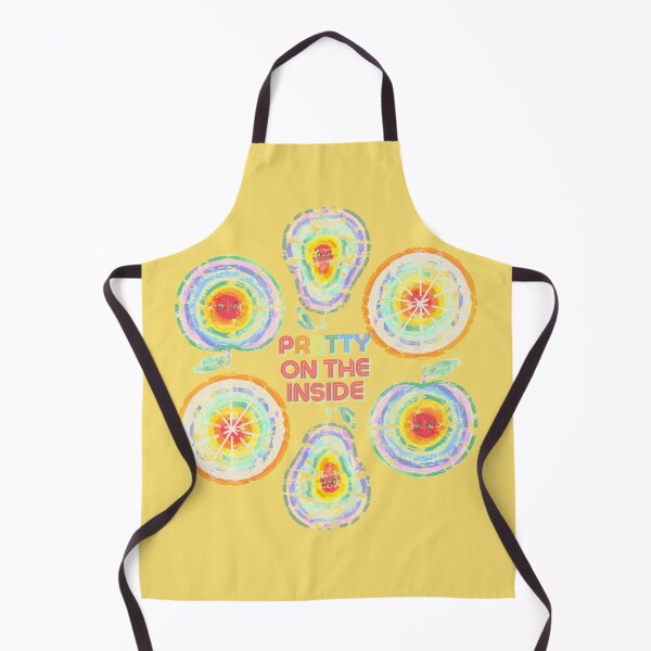Item preview, Pretty on the inside - retro rainbow fruits kaleidoscope designed and sold by Louisa Currier.