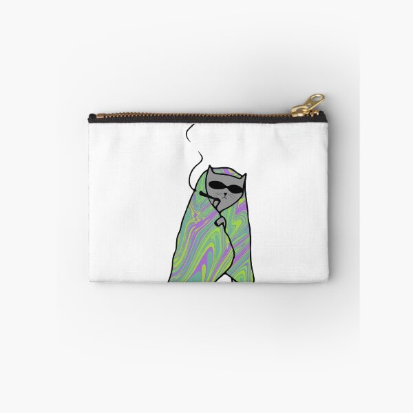 Item preview, Cat smoke with its psychedelic blanket designed and sold by dayFney.