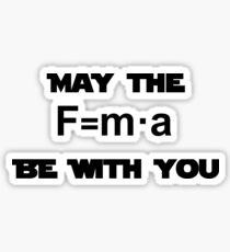 Star Wars Physics Force Sticker