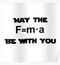 Star Wars Physics Force Poster