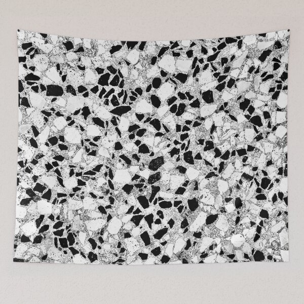 Item preview, Aesthetic Black And White Mosaic Pattern designed and sold by M-Artie.
