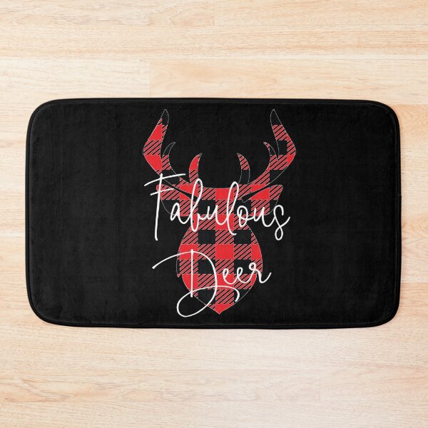 Item preview, Fabulous Deer Christmas Pajama Red Plaid Buffalo Matching graphic designed and sold by Grabitees.