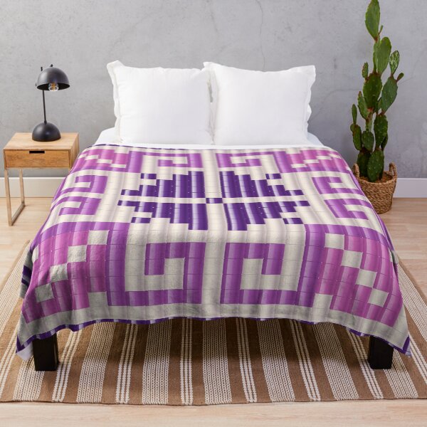 Item preview, Romanian beaded folk motif with ancestral embroidery in purple hues designed and sold by folkyouall.