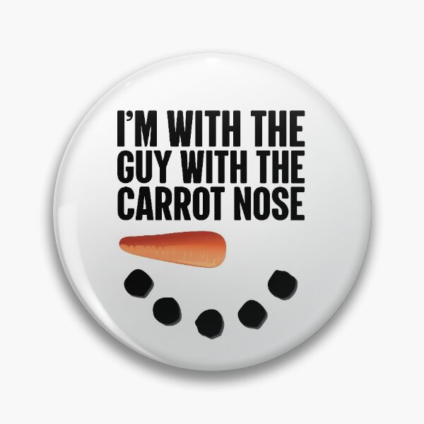 Item preview, I'm With The Guy With The Carrot Nose | Snowman designed and sold by GravitiTees.