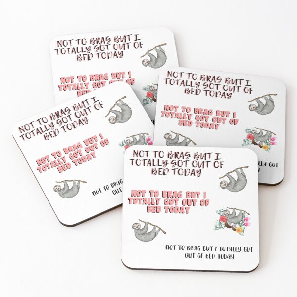 Item preview, Not To Brag But I Totally Got Out Of Bed Today STICKER PACK designed and sold by happinestSHOP.