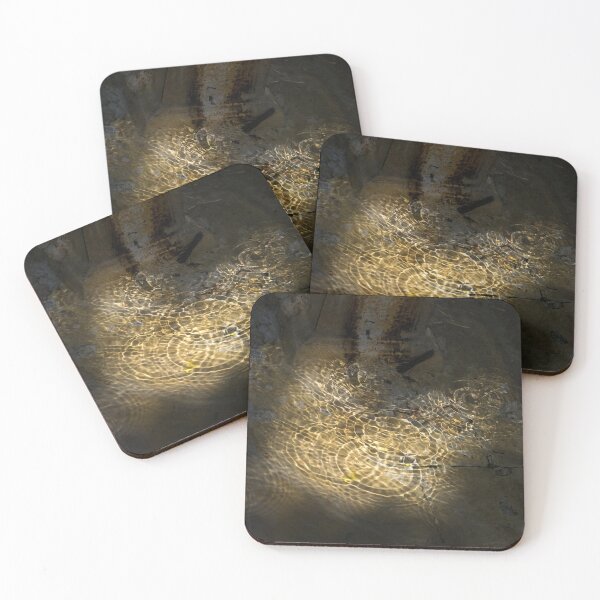 Item preview, Golden Ray of Sunshine - Illuminated Fountain Ripples designed and sold by Georgia Mizuleva.