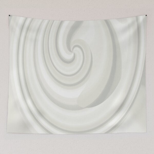 Item preview, Light Grey Wow Egg Soft Edge Flat Colour Curvy Abstract Artist Jenny Meehan designed and sold by Jenny Meehan Art Prints and Patterns  .