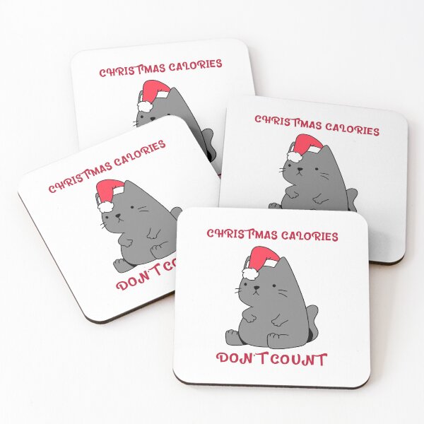 Item preview, Chubby Cat-Christmas calories don't cound designed and sold by joabaj.