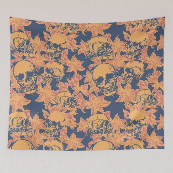 Item preview, Halloween Skull Party Print designed and sold by RSDigitalPrintDesign.