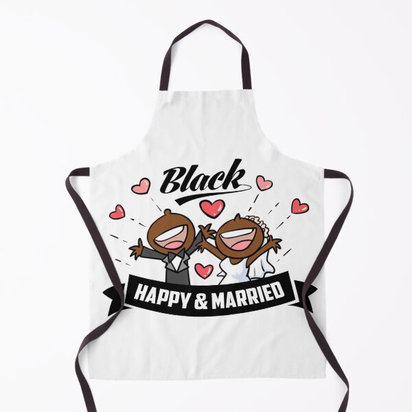 Item preview, Black Happy And Married Funny design designed and sold by YerrouDesing.