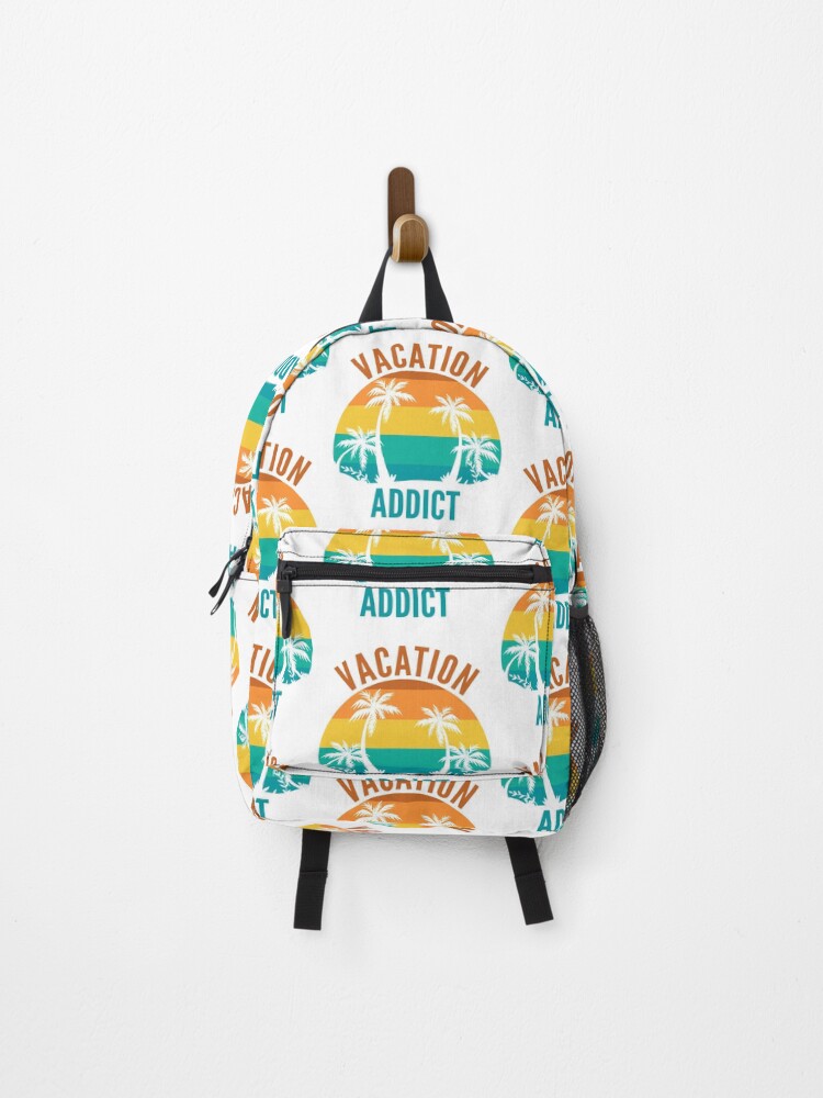 Thumbnail 1 of 3, Backpack, Vacation Addict designed and sold by SlartybardPOD2.