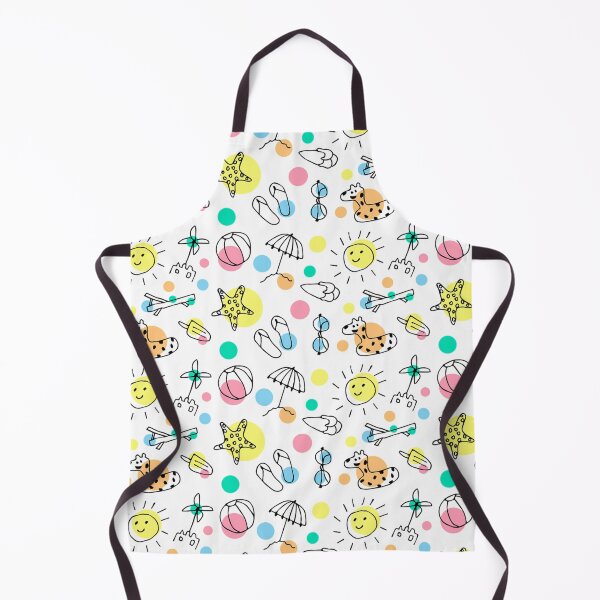 Item preview, Pattern with summer motifs - Sun and Beach designed and sold by NekoTshirt.
