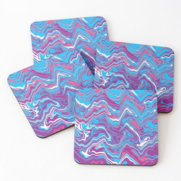 Item preview, drip paint of blue and purple designed and sold by Habet.