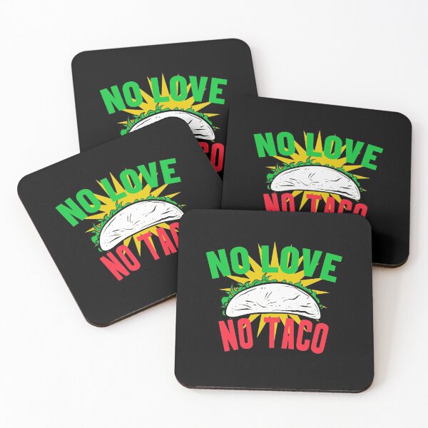 Aperçu de l'œuvre No Love No Tacos Taco Explosion créée et vendue par jacks-tees.