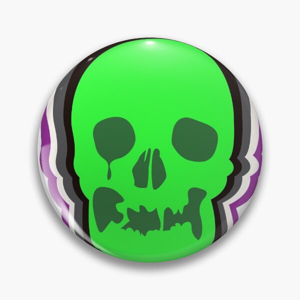 Item preview, Asexual Pride Skull designed and sold by WorldOfRey.